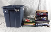 Bin To Include Assortment Of Books Maple Leafs