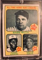 1973 Babe Ruth, Hank Aaron, Willie Mays