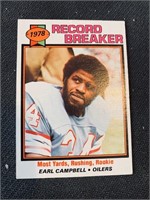 1979 Topps #331 Earl Campbell RB/Most Yards RC