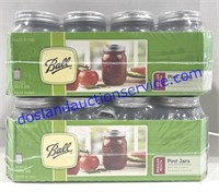 (2) Packages of Regular Mouth Pint Jars - Brand
