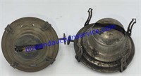 Pair of Oil Lamp Wick Parts