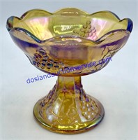 Indiana Glass Harvest Gold Candle Holder (4”)