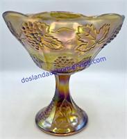 Indiana Glass Harvest Gold Wedding Bowl (9 x 9)