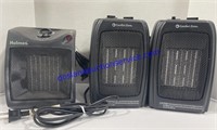 Lot of (3) Small Heaters