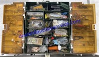 Plano Fishing Tackle Box Filled w/ Lures, Etc..