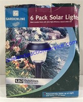 6 Pack of Solar Lights - New in Box