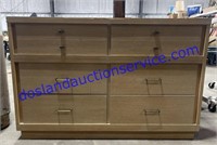 Wooden 6 Drawer Dresser (52 x 34 x 18)