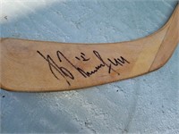 autographed sbres hockey stick
