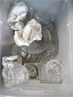 Cut glass dishware