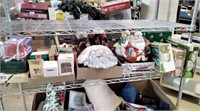 Full shelf  of Christmas items