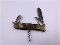 Vintage folding scout style knife manufacturer unk
