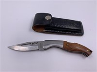 Lockback folding pocket knife stamped Mauser thumb