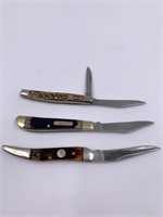 Lot of 3 vintage pen knives              (M 108)