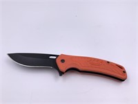 Spring assisted folding pocket folding knife 8"