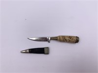 Miniature skinning knife German origin approx. 5"