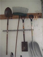 6 Yard Tools-Shovels-Rakes