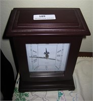 Quartz  Wooden Mantle Clock*Hidden Compartment*