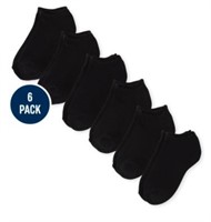 New children’s place black ankle shock 6 pack
