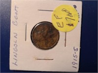 1915 S LINBCOLN CENT--EF