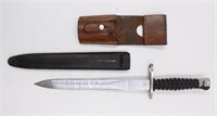 Swiss 1957 Bayonet with Scabbard & Frog