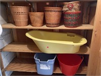 Baskets, Buckets & Plastic Baby Bath Tub