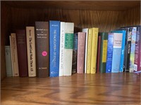 Shelf of Books including History of Iowa Falls