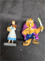 Beauty And The Beast Pvc Figurines--5 Sets