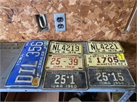 Motorcycle license plates