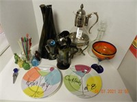 WINE CRAFFE BOTTLES, MISC. ,ALL ITEMS SOLD AS IS,