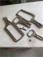 Welding clamps one vise grip
