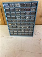 Organizer full of nuts and bolts