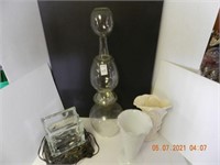 LAMP, VASES, ETC. ,ALL ITEMS SOLD AS IS, NOT