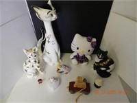 CAT FIGURE COLLECTION ,ALL ITEMS SOLD AS IS, NOT