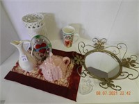 MIRROR, DECORATOR ITEMS ,ALL ITEMS SOLD AS IS,