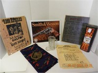 METAL SMITH + WESSON SIGN, POSTERS, MISC. ,ALL