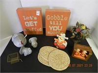 TABLEWARES/PLAQUES ,ALL ITEMS SOLD AS IS, NOT
