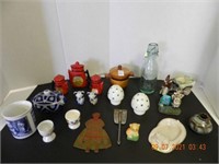 ASSORTED BRIC-A-BRAC, COLLECTIBLES ,ALL ITEMS