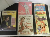 COMICS, MUSIC BOOKS ,ALL ITEMS SOLD AS IS, NOT