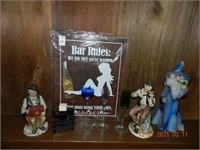 MUSICIAN FIGURINES, MISC. ,ALL ITEMS SOLD AS IS,