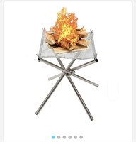 Outdoor Fire Pit, Portable Collapsing Stainless