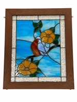 Eastern Bluebird Stained Glass