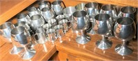 Pewter and Pewter-tone Goblets