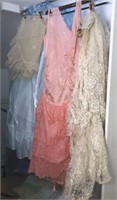 Antique Wedding Dress and Veils