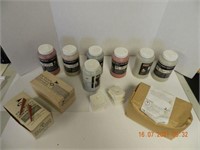 ASSORTED POTTERY GLAZES/SUPPLIES ,ALL ITEMS SOLD
