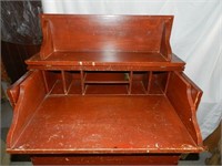 CHEST OF DRAWERS/DESK APPROX 31"WX38"HX17"D ,ALL