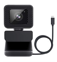 2K Webcam with Stereo Noise Reduction Microphone