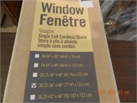 2 WINDOW BLINDS-COLOR-WHITE ,ALL ITEMS SOLD AS