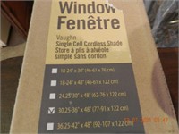 1 WINDOW BLINDS-COLOR-WHITE ,ALL ITEMS SOLD AS