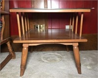 Wood Multi Level Side Table