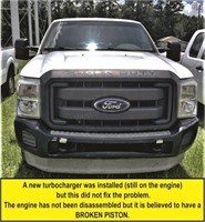 2013 FORD F250, 4X4, 99,523 MILES